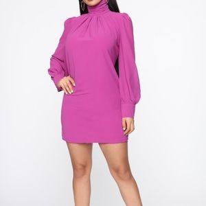 Fashion nova aim to please chiffon dress